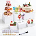 6 Pcs Cupcake Stand-Dessert Table Display Set, Display Shelf Acrylic Buffet Risers and Display Stand for Buffet
