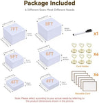 6 Pcs Cupcake Stand-Dessert Table Display Set, Display Shelf Acrylic Buffet Risers and Display Stand for Buffet, alternate