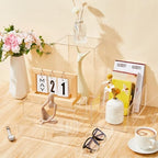 6 Pcs Extra Large Acrylic Buffet Risers, 7 to 12 Inch, Clear in about 6 x 6 x 2 inches, 7 x 7 x 4 inches, 8 x 8, alternate