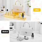 6 Pcs Extra Large Acrylic Buffet Risers, 7 to 12 Inch, Gold in about 6 x 6 x 2 inches, 7 x 7 x 4 inches, 8 x 8 x, alternate
