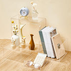 6 Pcs Extra Large Acrylic Buffet Risers, Square 6 to 11 In, Clear in about 6 x 6 x 2 inches, 7 x 7 x 4 inches, 8, alternate
