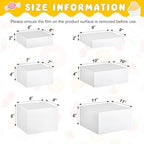 6 Pcs Extra Large Acrylic Buffet Risers, Square 6 to 11 In, White in about 6 x 6 x 2 inches, 7 x 7 x 4 inches, 8, alternate