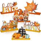 6 Pcs Fall Thanksgiving Table Decor, Fresh, Orange