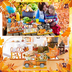 6 Pcs Fall Thanksgiving Table Decor, Fresh, Orange, alternate view 6