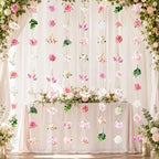 6 PCS Hanging Flowers Garland with Hooks, alternate view 4