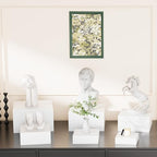 6 Pcs Metal Buffet Risers, Large Food Display Stands for Table in Grayish White-6P, alternate view 2