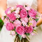 6 Pcs Peonies Artificial Flowers, Pink Flowers for Centerpieces, alternate view 4