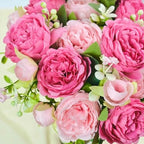 6 Pcs Peonies Artificial Flowers, Pink Flowers for Centerpieces, alternate view 6