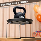 6 PCS Pizza Stand Holder, Metal Pizza Stands for Party Serving in Black, alternate view 5