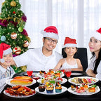 6 Pcs Round Plastic Serving Trays 12 Inch, Clear Party Platters in 12 Inch in Clear, alternate view 7