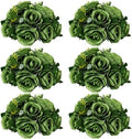 6 PCS Sage Green Roses Flower Balls for Centerpieces in Sage Green