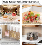 6 Pcs Stackable Acrylic Clear Buffet Risers and Stands in Clear, alternate view 5
