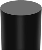 6 PCS Tall Round Pedestals Cake Stands for Wedding, Black in Black, alternate view 5