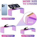 6-Piece Iridescent Acrylic Display Risers for Jewelry and Desserts, alternate view 3