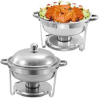 6 QT Chafing Dishes, 2PCS Premium Stainless Steel Complete Set