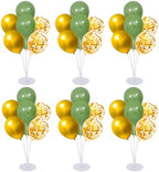 6 Set Balloon Stand Kit for Table Centerpieces With Balloon and Base Party Decorations for Birthday Wedding