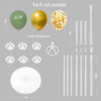 6 Set Balloon Stand Kit for Table Centerpieces With Balloon and Base Party Decorations for Birthday Wedding, alternate view 6