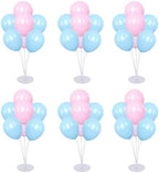 6 Set Balloon Stand Kit for Table Centerpieces With Balloon and Base Party Decorations for Birthday Wedding