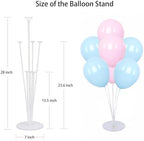 6 Set Balloon Stand Kit for Table Centerpieces With Balloon and Base Party Decorations for Birthday Wedding, alternate view 5