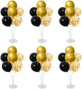 6 Set Balloon Stand Kit for Table Centerpieces With Balloon and Base Party Decorations for Birthday Wedding