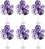 6 Set Balloon Stand Kit for Table Centerpieces With Balloon and Base Party Decorations for Birthday Wedding