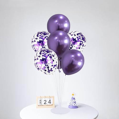 6 Set Balloon Stand Kit for Table Centerpieces With Balloon and Base Party Decorations for Birthday Wedding, alternate view 2