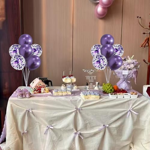 6 Set Balloon Stand Kit for Table Centerpieces With Balloon and Base Party Decorations for Birthday Wedding, alternate view 4