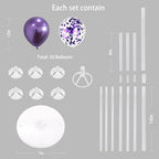 6 Set Balloon Stand Kit for Table Centerpieces With Balloon and Base Party Decorations for Birthday Wedding, alternate view 6
