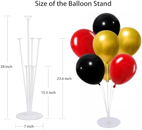 6 Set Balloon Stand Kit for Table Centerpieces With Balloon and Base Party Decorations for Birthday Wedding, alternate view 3