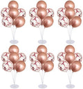 6 Set Balloon Stand Kit for Table Centerpieces With Balloon and Base Party Decorations for Birthday Wedding