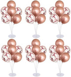 6 Set Balloon Stand Kit for Table Centerpieces With Balloon and Base Party Decorations for Birthday Wedding