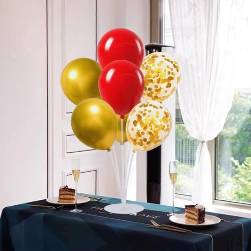 6 Set Balloon Stand Kit for Table Centerpieces With Balloon and Base Party Decorations for Birthday Wedding, alternate view 2
