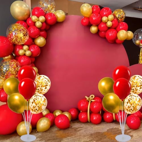6 Set Balloon Stand Kit for Table Centerpieces With Balloon and Base Party Decorations for Birthday Wedding, alternate view 4