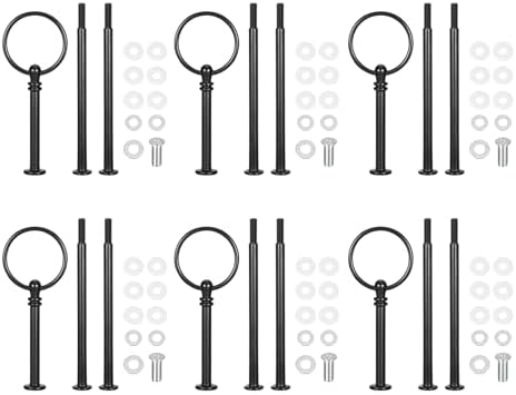 6 Set Cake Tray Stand Handle Cupcake Dessert Plate Hardware Fitting Holder Rod Stand Handle for Cake Stand