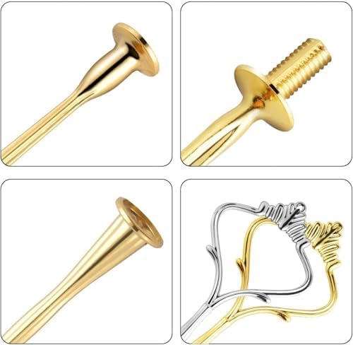 6 Sets 3 Tier Cake Plate Stand Handle, Cake Stand Hardware Handle Fittings Holder for Wedding and Party Making, alternate