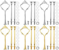 6 Sets 3 Tier Cake Stand Hardware Tiered Tray Plate Hardware Kit Heavy Metal Cake Fruit Food Plate Stand Fitting