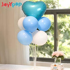 6 Sets Balloon Stand Kits, Balloon Holders Table Centerpieces in 6 Count (Pack of 1) in 6 Pack Clear, alternate view 2