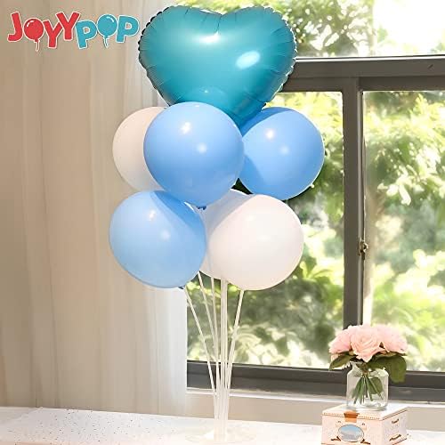6 Sets Balloon Stand Kits, Balloon Holders Table Centerpieces in 6 Count (Pack of 1) in 6 Pack Clear, alternate view 2