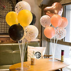 6 Sets Balloon Stand Kits, Balloon Holders Table Centerpieces in 6 Count (Pack of 1) in 6 Pack Clear, alternate view 6