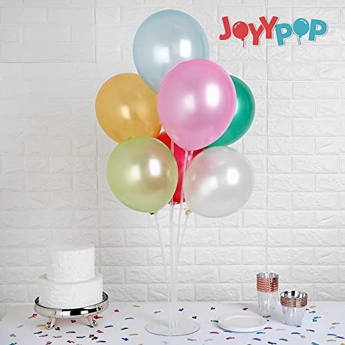 6 Sets Balloon Stand Kits, Balloon Holders Table Centerpieces in 6 Count (Pack of 1) in 6 Pack Clear, alternate view 7