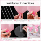 6 Sets Elephant Baby Shower Balloon Stand Kit for Tables Elephant with Balloon Centerpieces Party Decor for, alternate view 4