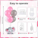 6 Sets Elephant Baby Shower Balloon Stand Kit for Tables Elephant with Balloon Centerpieces Party Decor for, alternate view 5