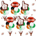 6 Sets Football Balloon Stand Kit, Centerpiece Holders for Tables in Multicolored