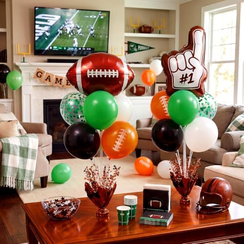 6 Sets Football Balloon Stand Kit, Centerpiece Holders for Tables in Multicolored, alternate view 2