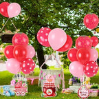 6 Sets Strawberry Balloon Stand Kit for Table Strawberry Baby Shower Centerpieces with Balloon Sweet Strawberry, alternate
