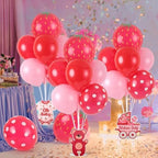 6 Sets Strawberry Balloon Stand Kit for Table Strawberry Baby Shower Centerpieces with Balloon Sweet Strawberry, alternate