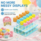 6 Shapes Cake Pop Mold Set with 7.88 Inch Tray, Cake Pop Cutter Kit with Cake Pop Stand, Round Oval Heart Square, alternate