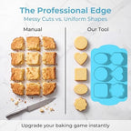 6 Shapes Cake Pop Mold Set with 7.88 Inch Tray, Cake Pop Cutter Kit with Cake Pop Stand, Round Oval Heart Square, alternate