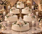 6 Tier Clear Wedding Cascade Cupcake Cake Stand (Style R600) in CLEAR, alternate view 3