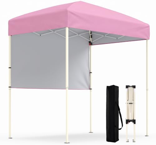 6 x 4 FT Pop Up Easy Setup Canopy Tent (Pink) in 6 x 4 FT in Pink